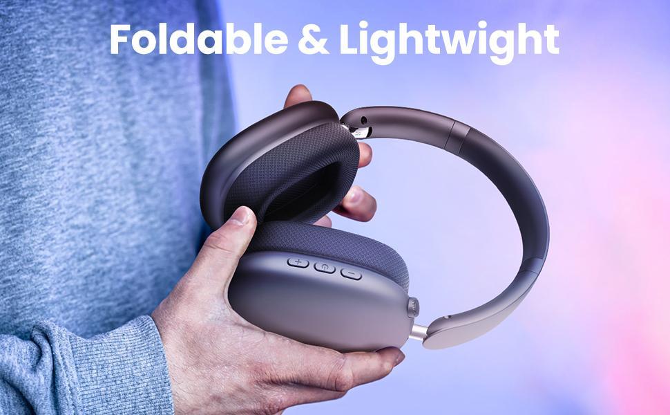 WENTRONIC Y01 Wireless ANC Headphones | Hi-Res Audio • 48H Battery • Foldable Over-Ear Bluetooth Headphones with Built-In Mic