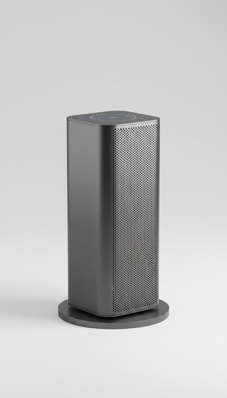 Aluminum Smart Speaker with Voice Control