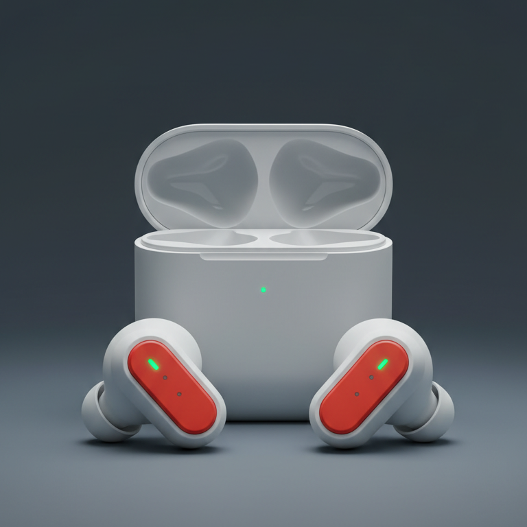 Pulse wireless earbuds with matte finish