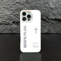 God's Plan Cross Isaiah Phone Case for iPhone and Samsung Galaxy - Durable Shockproof Silicone Cover, Faith-Inspired Design, Gradient Style