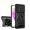 Rotating Ring Phone Case, Compatible with Samsung 26/25/24/23/22/21 Ultra, High-End Design, Practical Stand Case, TPU+PC Armor Shell, with Camera Protector, Military-Grade Protective Case